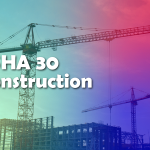 OSHA 30 Hour Construction - January 12th, 13th, & 19th, & 20th, 2026