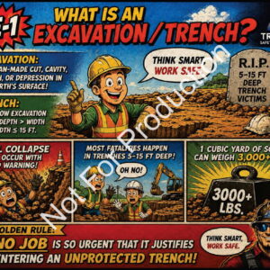 Trenching & Excavation Reference Card Set