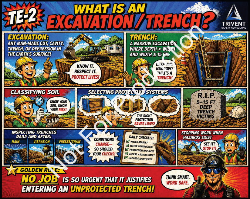Trenching & Excavation Reference Card Set - Image 2
